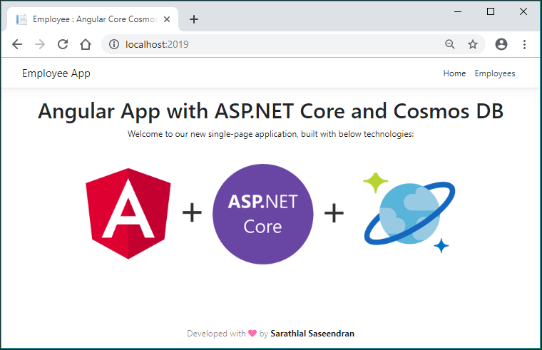 Angular App With ASP.NET Core And Cosmos DB